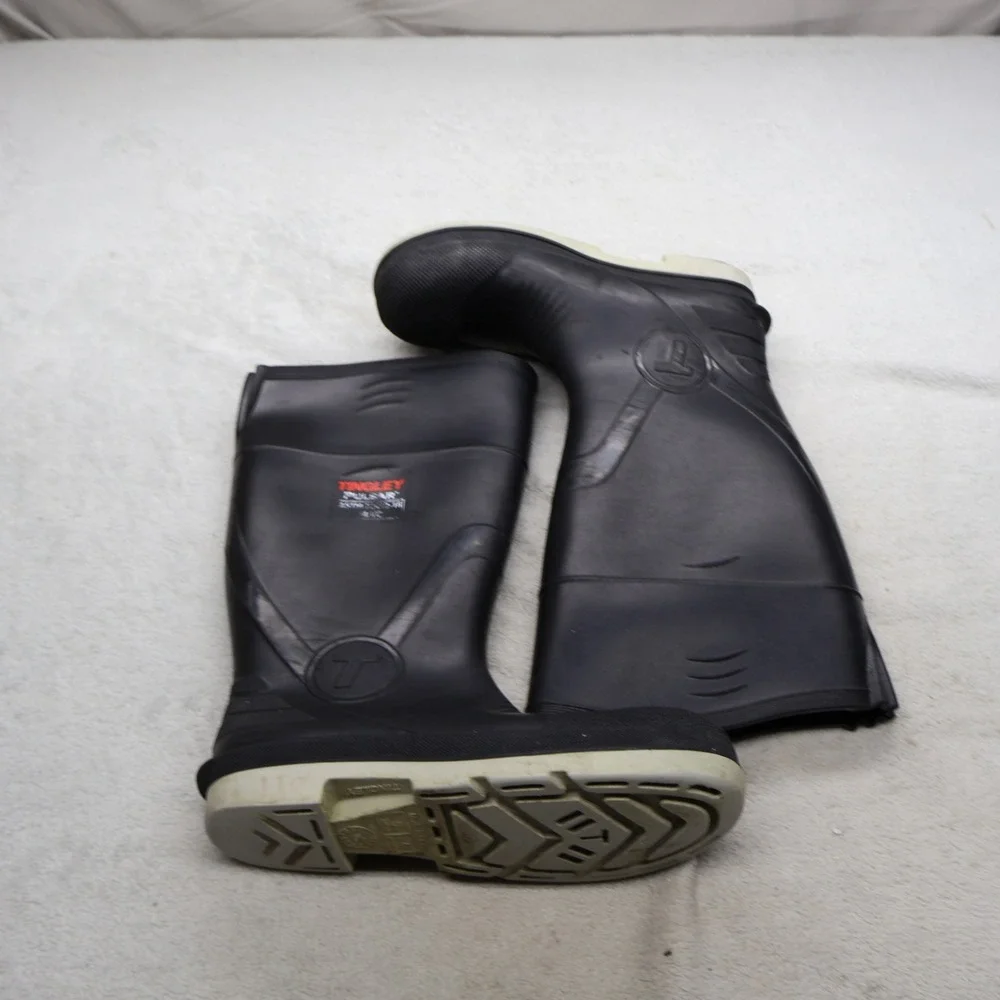 Tingley Pulsar Unisex M5 W7 Rain Boots Black Waterproof Tall Slip Resistant